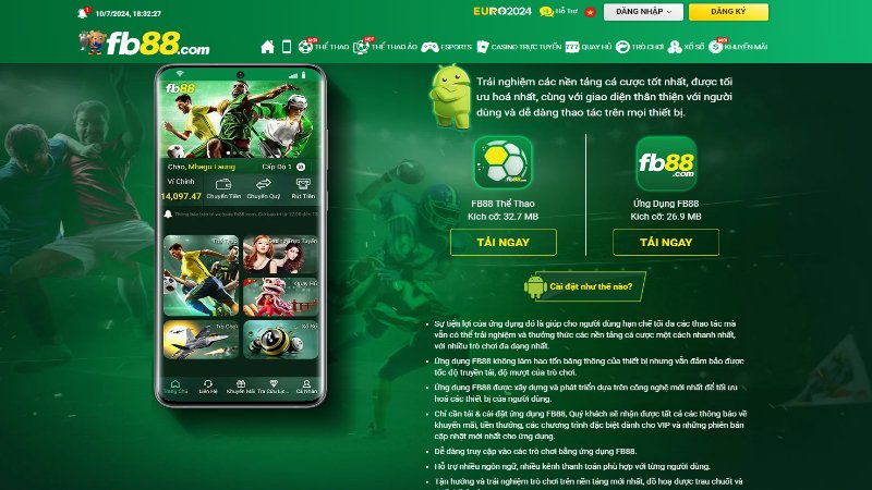 Người chơi tải app về điện thoại nếu chưa cài đặt